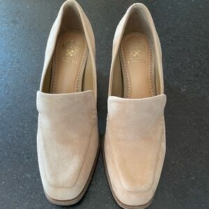 Vince Camuto Tan Suede Loafers